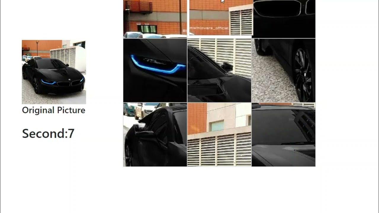 How to create picture puzzle using JavaScript & Jquery with source code