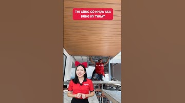Thi công gỗ nhựa ASA đúng kỹ thuật | Trần gỗ nhựa ngoài trời