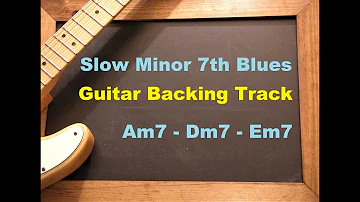 Grab Your Guitar and Play Along! – Minor 7th Blues in Am - Backing Track - Jam Session