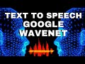 WaveNet - Google Text To Speech API - Python