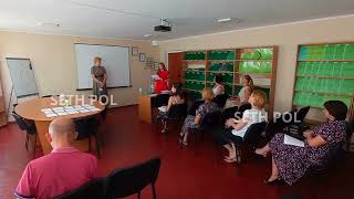 Red Hair Girl Shoeplay In Tan Heels During Meeting Read Descriptions