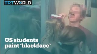 Video emerges showing US students painting ‘blackface’ and using racist slurs