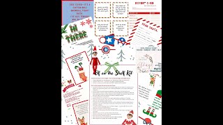 Detalles POV: It’s 2 a.m., you’re googling ‘easy elf ideas’ grab my printable Elf on the Shelf Kit instead! Guía
