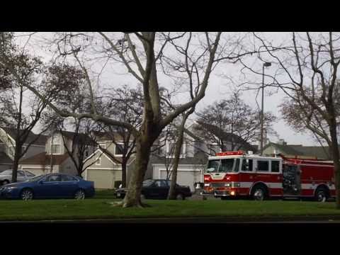 SF Bay Area Fire Departments Procession in memory ...