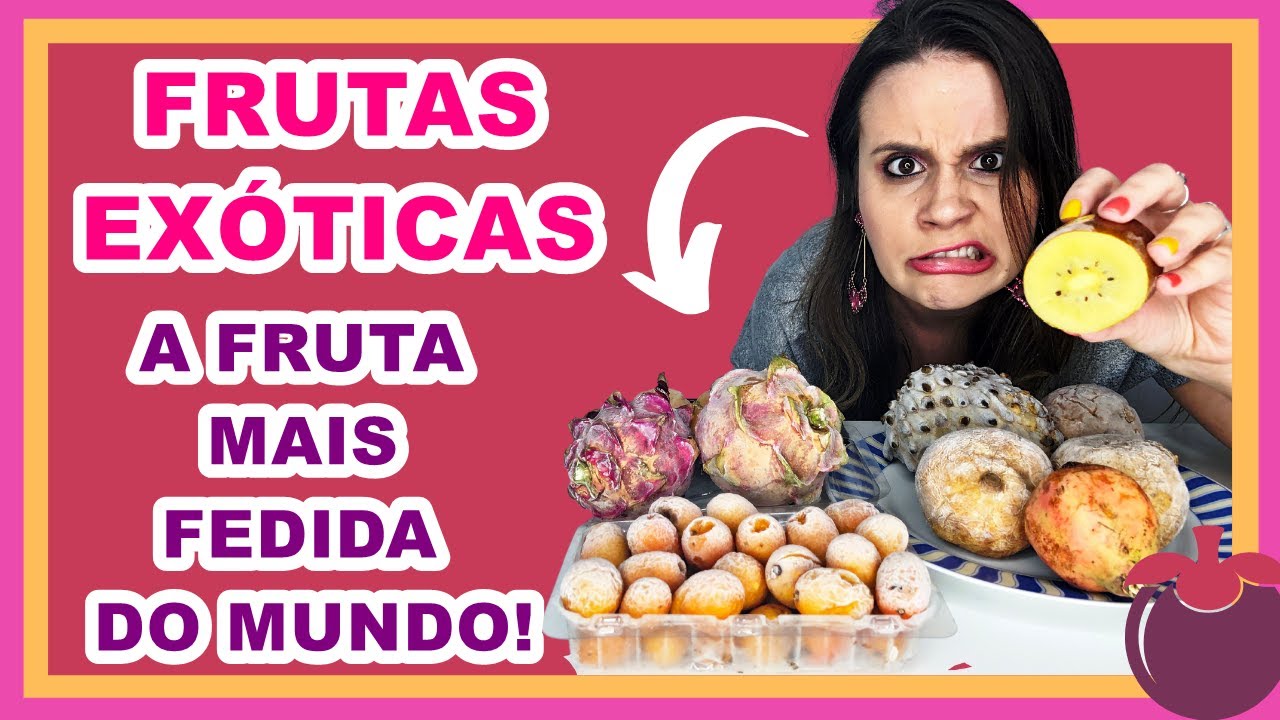 EXPERIMENTANDO FRUTAS EXÓTICAS A FRUTA MAIS FEDIDA DO MUNDO! YouTube EXPERIMENTANDO FRUTAS EXÓTICAS A FRUTA MAIS FEDIDA DO MUNDO! YouTube