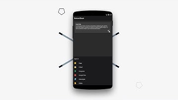 Material Bottom Sheet Design in Android Studio