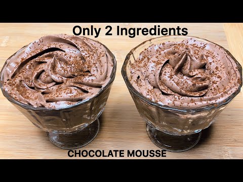 Video: Paano Gumawa Ng Chocolate Mousse At Chocolate Cream