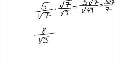 8.Rationalize the Denominator