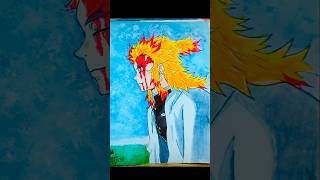 Drawing Rengoku final moment 🥺 SET YOUR HEART ABLAZE 🔥 #animeart #demonslayer #rengoku #trending