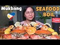 SEAFOOD BOIL MUKBANG | Mukbang Philippines | Chef Obang