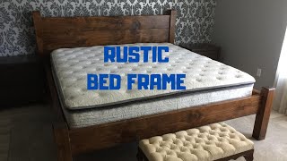 DIY Simple King Size Bed Frame