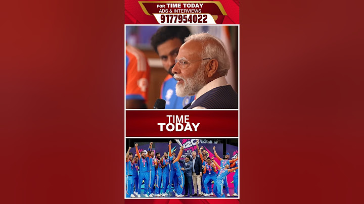 PM Modi's interaction with World T20 Champions Indian Cricket Team | Time Today