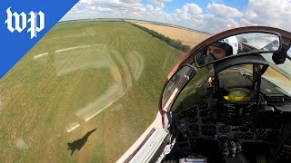 Flying low and fast over Ukraine in an aging Mig29