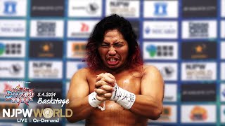 #njdontaku 5th match Backstage 5/4/24｜レスリングどんたく 2024 第5試合 Backstage