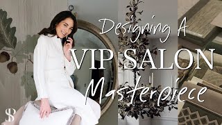 DESIGNING THE VIP SALON AT MASTERPIECE + LUXURY HOME GYM REVEAL