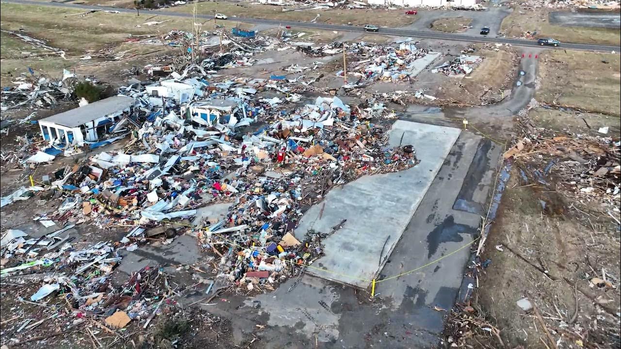 12112021 Dawson Springs, Ky Extraordinary tornado damage Town