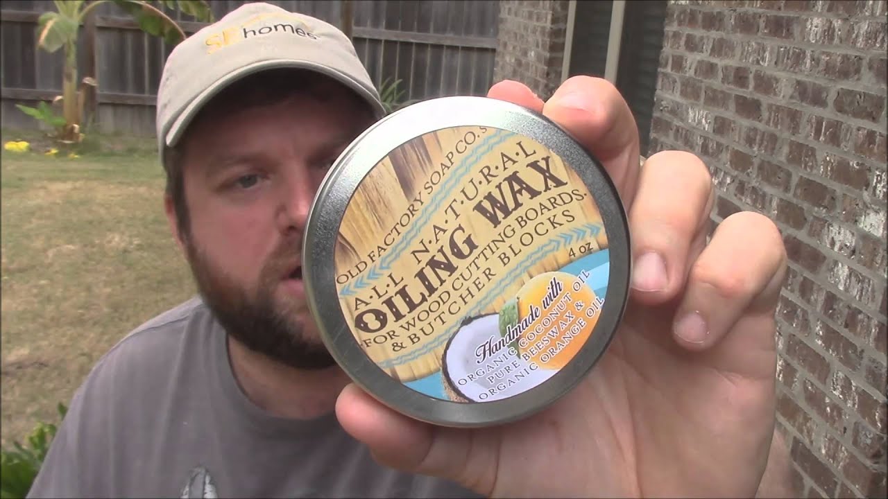 All Natural Cutting Board Seasoning Wax - 4 oz Tin