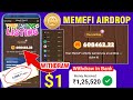 Memefi Biggest Airdrop Claim And Withdraw | Memefi Coin Price Increase ? | Memefi Airdrop Withdraw