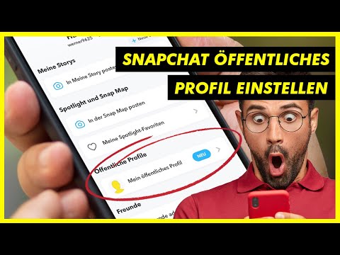 Snapchat Öffentliches Profil einstellen Deutsch - So geht´s richtig in 2021 ✅