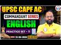 UPSC CAPF Assistant Commandant | CAPF AC English Practice Set 11 | Commandant Series | Jitendra Sir
