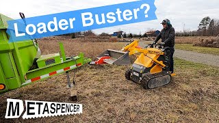 Using the Mini-Skidsteer on Tree Jobs & Dirt Work