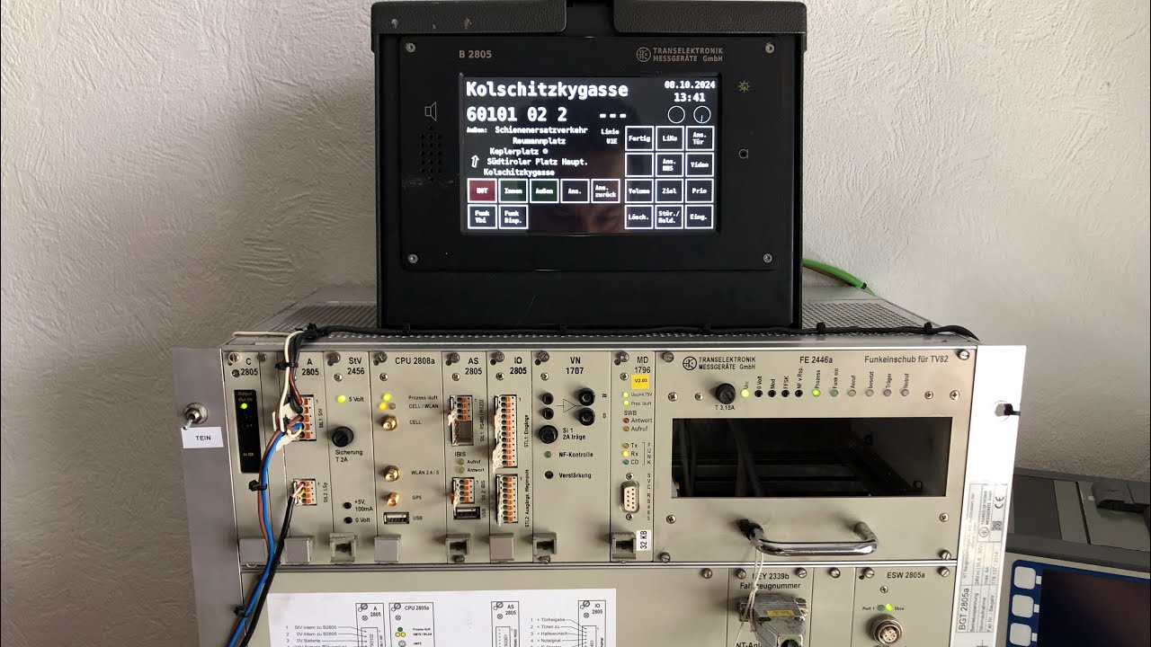 Transelektronik IBIS Anlage Wiener Linien