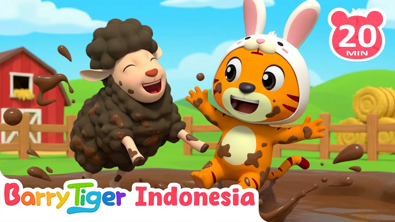 Pak MacDonald dan Lagu Hewan di Peternakan🐄🐑 | Lagu Hewan & Lagu Anak | BarryTiger