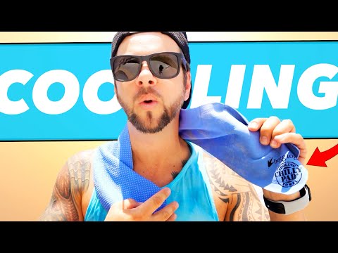 COOLING TOWEL Shockingly keeps you up to 20 degrees COOLER outdoors !! ( Frogg Toggs Review)