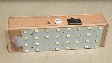 How do you make an emergency lighting system