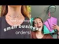 how i package my small business orders!!