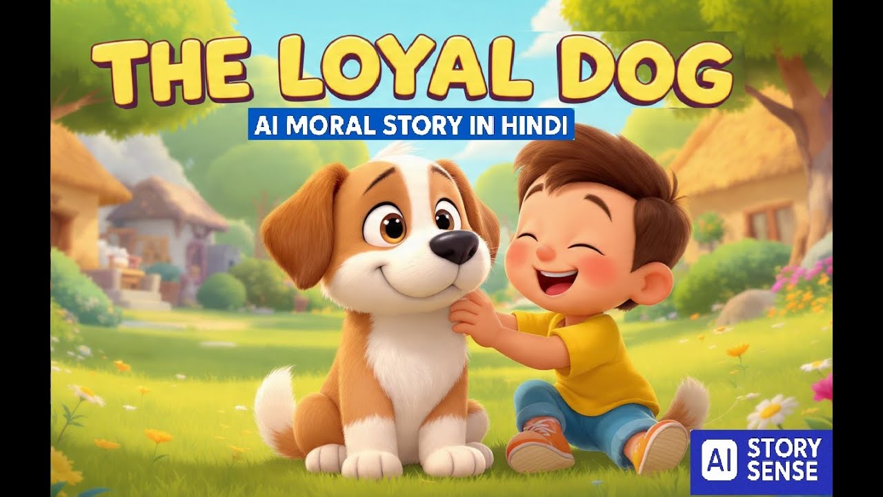 The Loyal Dog 🐶 | Heart Touching Moral Story for Kids | AI Moral Story ...