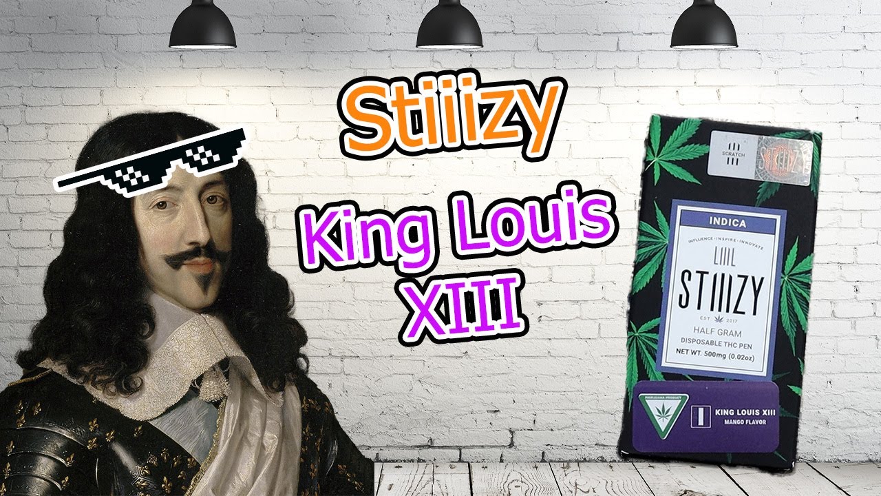 The King Will Be Pleased With Stiiizy's King Louis XIII .5 Gram Disposable cart