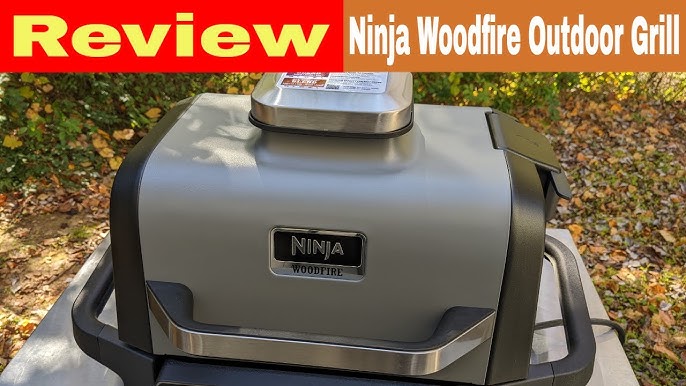 Ninja Woodfire 7-in-1 Outdoor Grill and Smoker 1760-Watt Grey