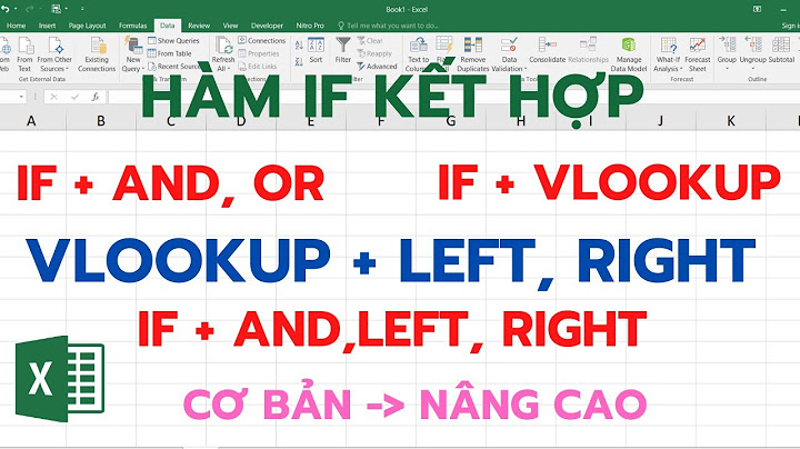 Hướng dẫn sử dụng hàm vlookup kết hợp hàm if