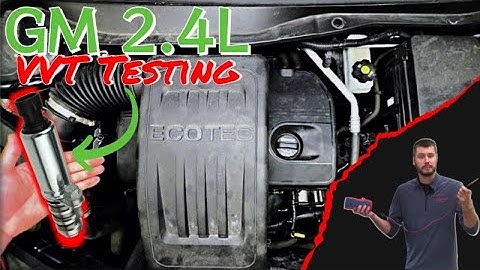 Camshaft actuator testing (VVT) - GM 2.4