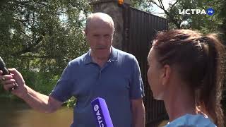 В Лучинское пришла большая вода: Маглуша вышла из берегов