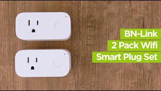 BN-Link 2 Pack WiFi Smart Plug Set