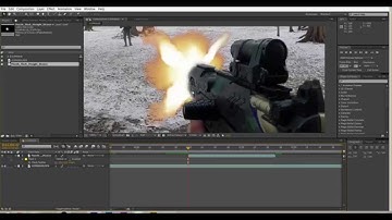 Realistic Muzzle Flash Tutorial After Effects