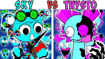 ALL SKY VS THYSTO TEST | FNF Character Test | Gameplay VS Playground
