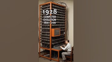 Computer evolution made with AI. This is a computer describing itself 🤯 #evolution #ai #computer