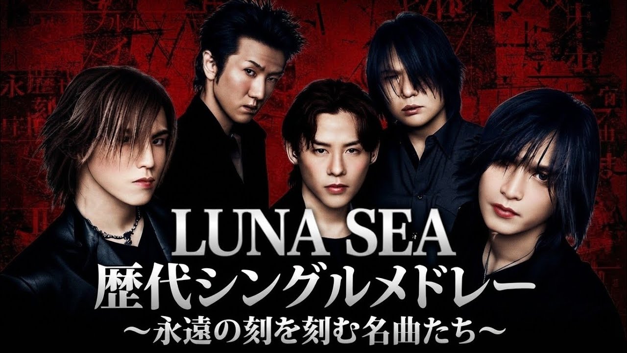 LUNA SEA 歴代シングルサビメドレー 駆け足で聴いていけ。 - YouTube