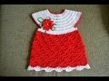 "Детское ажурное платье крючком/Мастер класс для начинающих" (Child fishnet dress crochet)