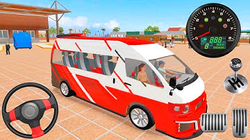 New Van Minibus Driving Games - Minibus Simulator 3D 2026 - Bus Game _  Android Gameplay