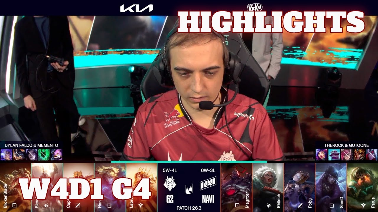 G2 vs NAVI - Highlights | Week 4 Day 1 LEC Versus 2026 | G2 Esports vs Natus Vincere W4D1