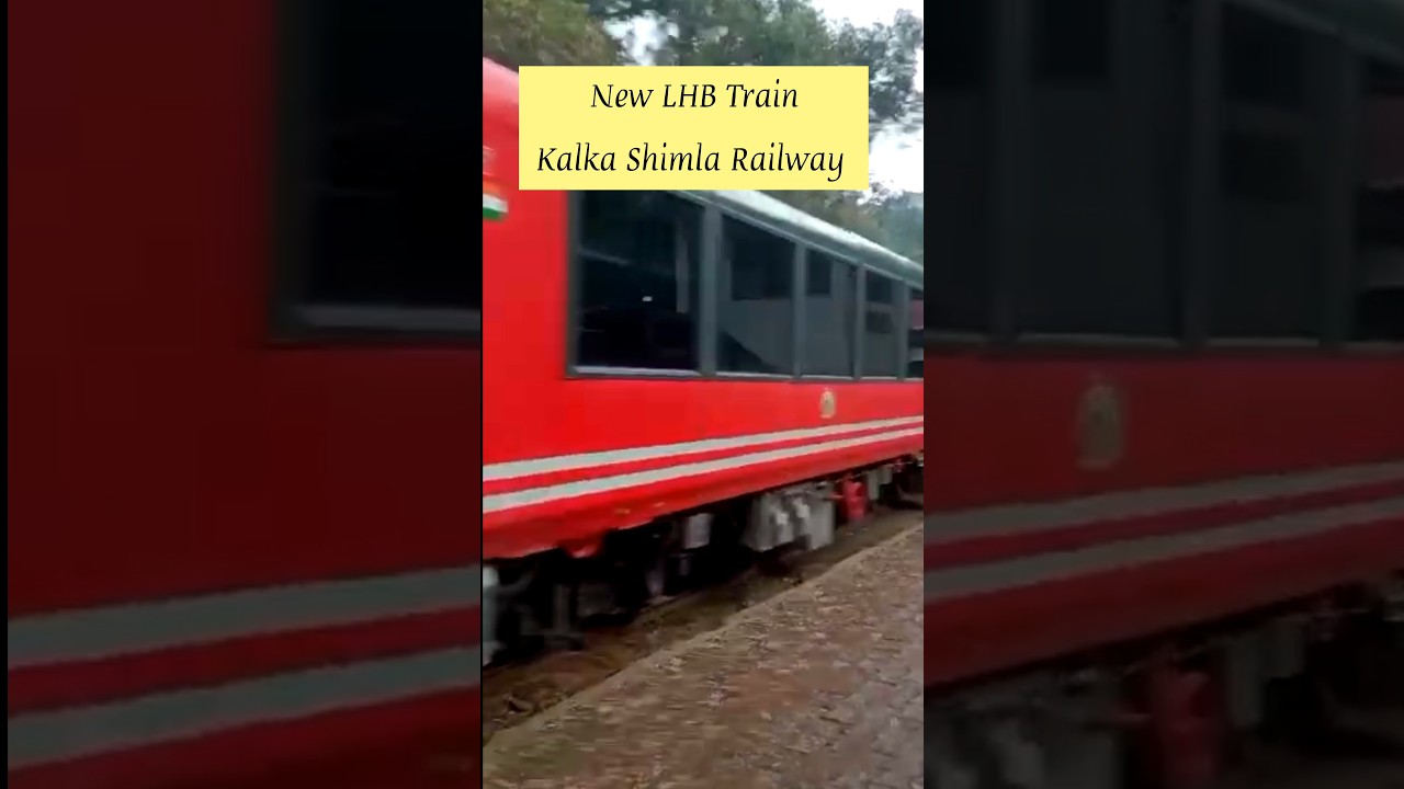 New LHB train for Kalka Shimla Railroute: Narrow Gauge LHB Train 