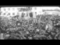 Soviet Union crowd celebrates cosmonaut Yuri Gagarin in Moscow following his succ...HD Stock Footage