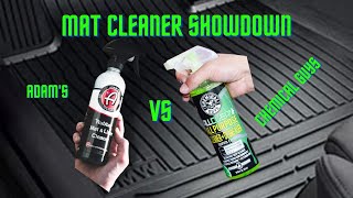 Mat Cleaners:  Adam's Mat Cleaner vs Chemical Guys All Clean APC