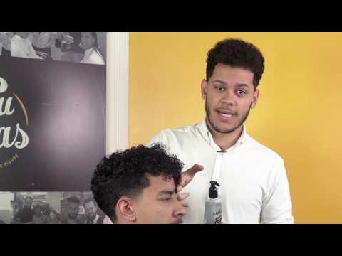 COMO FAZER CABELO CACHEADO MASCULINO / HOW TO DO CURLY HAIR