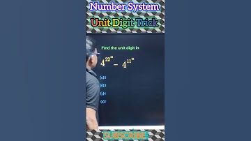 Unit Digit Short Trick 🔥 Number System #maths #unitdigit #simplification #shorts #ytshorts #yt