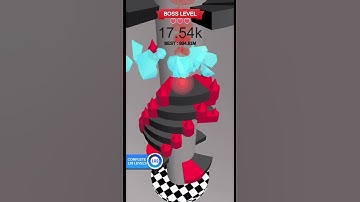 Helix Jump: Boss Level 112 #helixjump #mobile #shorts